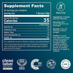 Puori Pure Collagen Peptides Powder, Unflavored - 10g of Grass-Fed Hydrolyzed Bovine Collagen Supports Skin Health, Hair & Nail Strength, Joint Pain & Mobility Support - 30 Servings