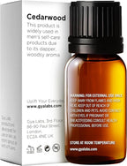 Gya Labs Cedarwood Essential Oil - 0.34 Fl Oz - for Hair, Skin, Diffuser, Aromatherapy & DIY Candle Making Scent