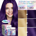 Vegan Semi Permanent Hair Color Mask - 10.15OZ Color Depositing Conditioner for Color-Treated Hair - Ammonia, Paraben, Sulfate & Cruelty-Free - Plant-Based Enhances Tones Hair (PURPLE)
