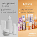 LilyAna Naturals Vitamin C Serum for Face - with Hyaluronic Acid and Vitamin E, Anti Aging Serum, Reduces Age Spots and Sun Damage, Promotes Collagen and Elastin (Double Pack)