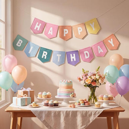 Hahafelt 131 Pcs Felt DIY Custom Banner Kit, Make Your Own Personalized Banner - Image 6