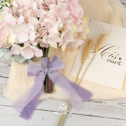 Purple Chiffon Ribbon - Image 4
