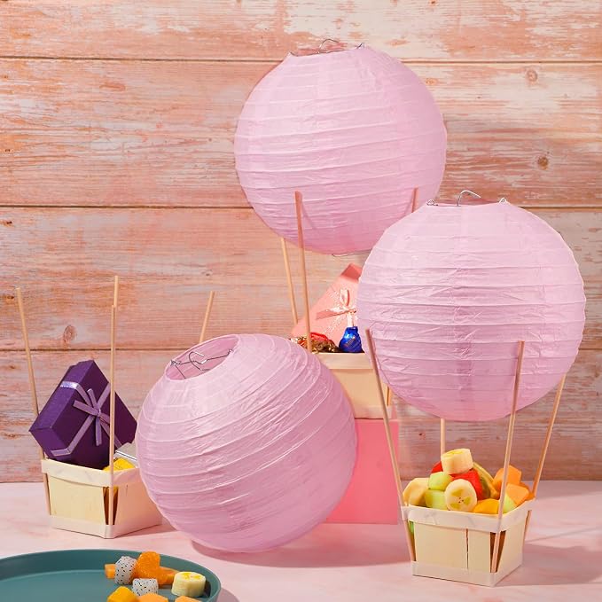 24 Set Hot Air Balloon Table Centerpieces Baby Shower Party Decoration Paper - Image 4