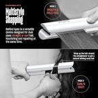 Bekind Apex 2-in-1 Hair Straightener Flat Iron | 1“ 460°F Straightener & Curler for All Hairstyles | UltraSmooth Tech | 15s Fast Heating & Temp Memory | Gift Set for Girls Women (Arctic White)