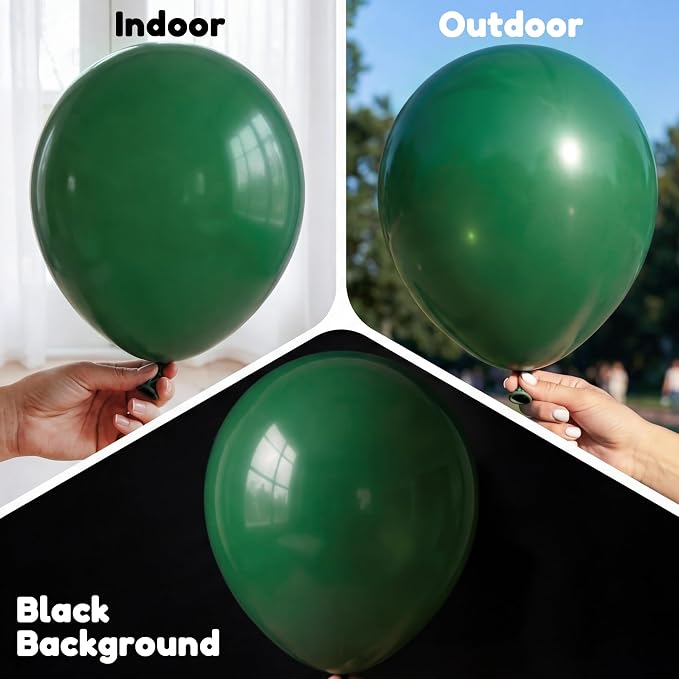 Dark Green Balloons, Baby Shower, Anniversary, Graduation, Wedding Decorations - Image 4