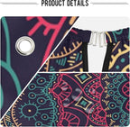 ALAZA Tribal Mandala Barber Cape for Men Women, Waterproof Haircut Apron Beard Shaving Bib Hair Cutting Cloth 55 x 65 Inch