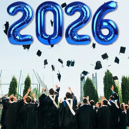 2026 Number Black Balloons 40Inch Balloon - Image 4