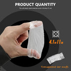 200Pcs Clear Disposable Ear Covers Waterproof Ear Covers Protectors for Hair Dye, Shower, Bathing Hair Dye Spa Salon Beauty Treatments