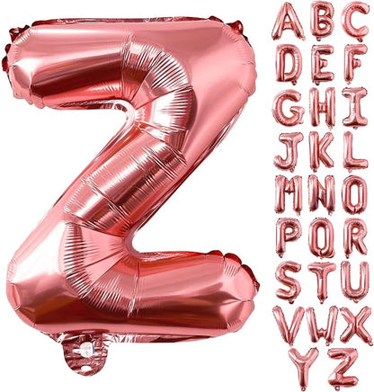 Lovoir 40 Inch Large Rose Gold Letter Z Balloons Big Size Jumbo Mylar Foil by Lovoir