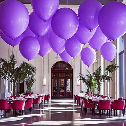 30 Pack Purple Balloons 36 inch Purple Latex Big Balloons - Image 6