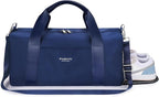 Gym Bag for Women and Men with Shoe Compartment & Wet Pocket - Duffle Bag for Travel Sports Fitness Workout Athletic, 19"-Medium, Navy Blue