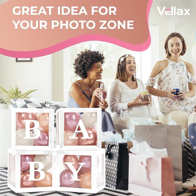 44-Piece Baby Shower Decorations - Image 7