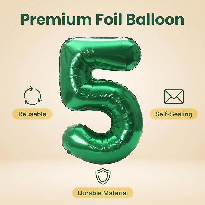 YPSelected 32 Inch Large Foil Helium Number Balloon Birthday Wedding Party 0-9 - Image 7