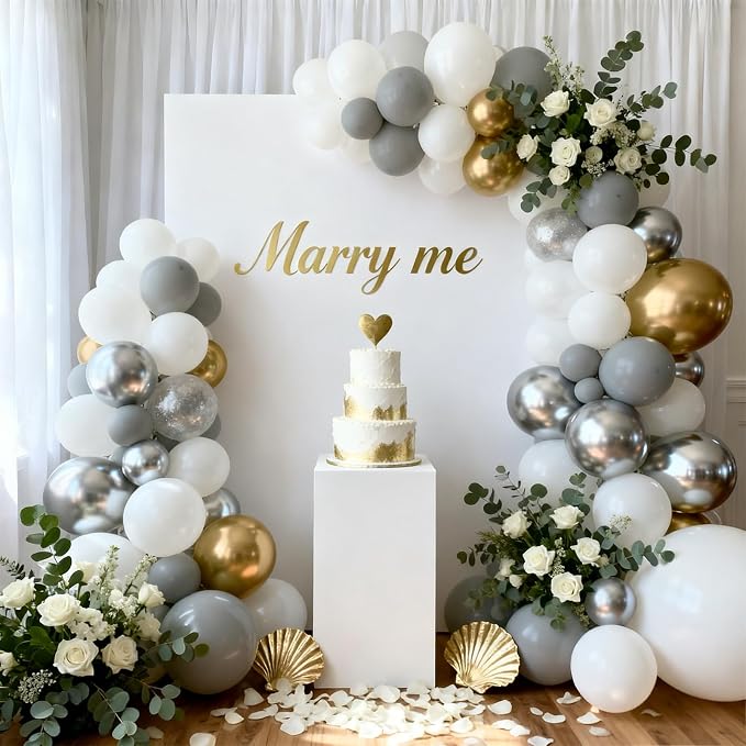 Patimate White Balloons 150pcs 5 Inch White Latex Party Balloons | Engagement - Image 7