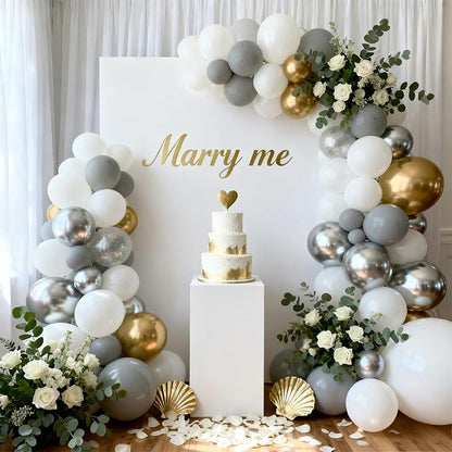 Patimate White Balloons 150pcs 5 Inch White Latex Party Balloons | Engagement - Image 7