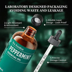 SU JUABA Peppermint Oil 4 Fl Oz, 100% Pure & Natural Aromatherapy Oil for Spray, Diffuser, Skin, Hair - 118ML
