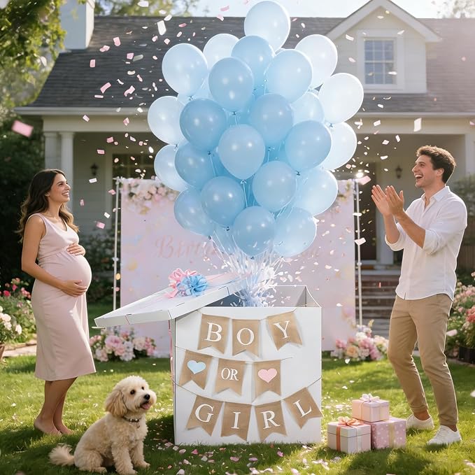 28in Giant Gender Reveal Gift Box - Image 7