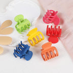6 Pcs Hair Clips Small Claw Clips for Thin Hair Medium Matte Non-slip Hair Accessories for Women and Girls (Dopamine)