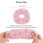 Big Hair Tools Extra Large Wide Tooth Comb for Thick, Curly, Wavy or Long Hair - Frizz-Free Detangling Shower Comb - Big Hair Comb and Microfiber Scrunchie