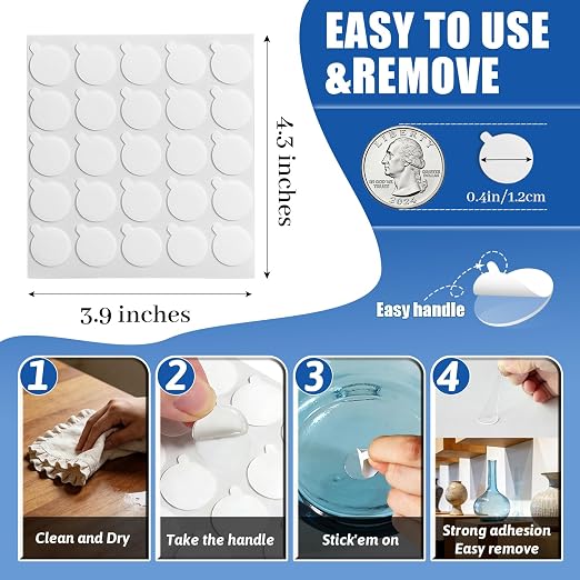 200 PCS Double Sided Adhesive Dots - Image 2