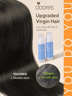 DOORES Tape in Hair Extensions Human Hair, Mocha Brown 14 Inch 10pcs 25g, Human Hair Extensions Natural Hair Extensions Seamless Straight