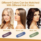 Small Flat Hair Clips for Women Lay Down Clips for Thin Hair Accessories 2.16 Inch 6pack