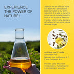 Jojoba 100% Pure Australian Oil 250ml – Cold-Pressed Natural Oil for Face, Hair & Body – Lightweight, Non-Greasy, Hypoallergenic Moisturizer – Sustainably Grown & Bottled in Australia (250ml)