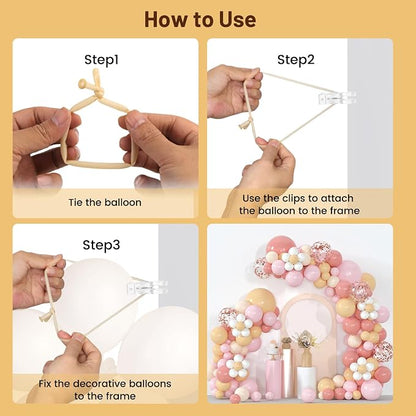 12 Pack Balloon Arch Clips Heavy Duty Transparent Clips, Arch Set - Image 4