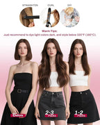 Moresoo Clip in Hair Extensions Remy Double Weft Human Hair Clip in Extensions Straight Hair Extensions for Women Ash Blonde Highlight with Blonde 7pcs 120g 24inch