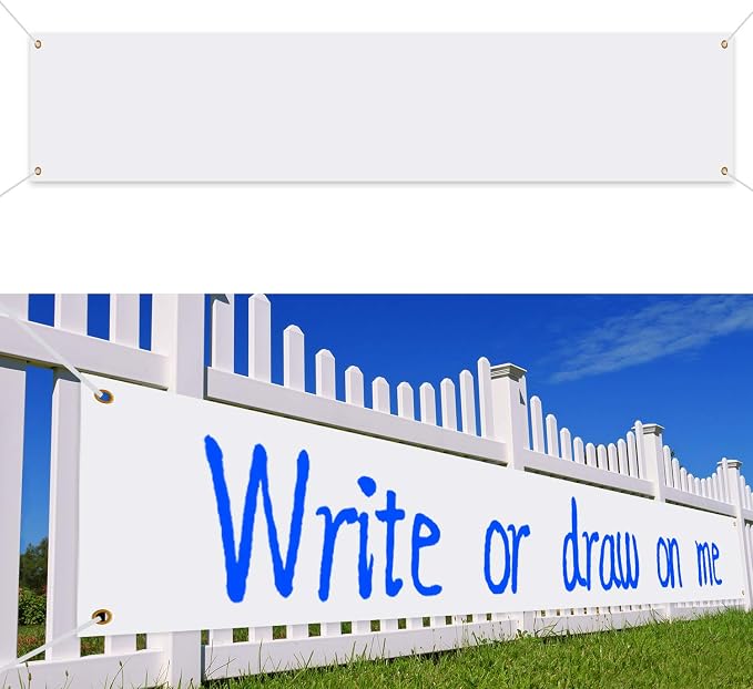 Zonon Large Blank Banners And Signs Polyester Oxford Cloth Sublimation Banner by Zonon