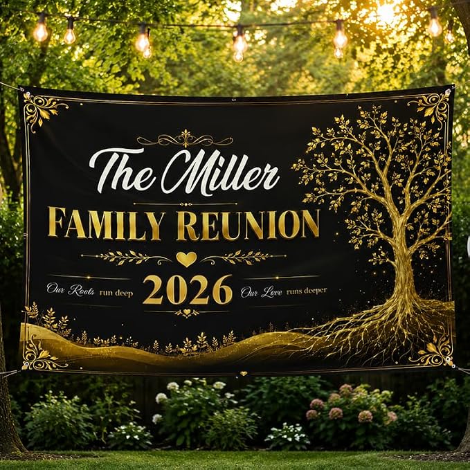 Custom Family Reunion Banner by VIRAGIL