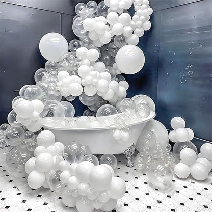 Clear Balloons 12 inch, Transparent Latex Balloons 50pcs Party Balloon - Image 8
