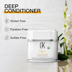 GK HAIR Vegan Deep Conditioning Hair Mask (7.05 Fl Oz/200 g) Intense Hydrating Repair Treatment Mask for Dry Damaged Color Treated Frizzy Hair Restoration Formula with JOJOBA Seed Oils