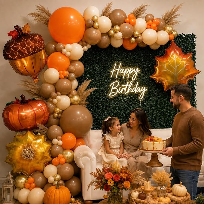 Fall Party Decoration Balloon Arch Kit - Image 3