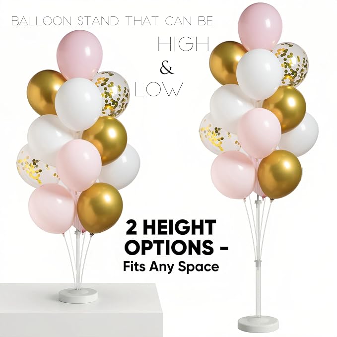 Pink Gold Balloon Column Stand Kit - Image 5