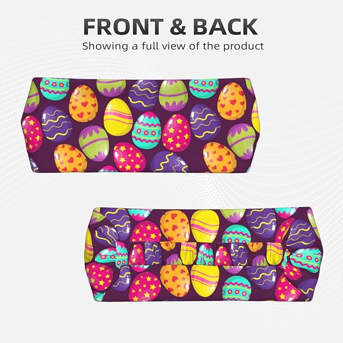 Easter Bunny & Eggs Style Sports Headband for Men Women Moisture Wicking Sweatband for Basketball, Running, Gym