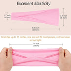 Wide Headbands for Women Non Slip Fashion Womens Headbands 6 Pack Yoga Workout Sweat Head Bands Elastic Hair Bands for Women's Hair Soft Cotton Cloth Headband for Everyday Wear