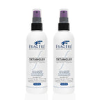 Detangler 8 oz (2-Pack Gift Set) - Fragrance Free Hypoallergenic Parabens Free - Hair Detangler Leave-in Conditioner for Sensitive Skin - Styling Heat Protectant - Vegan Cruelty/Gluten Free