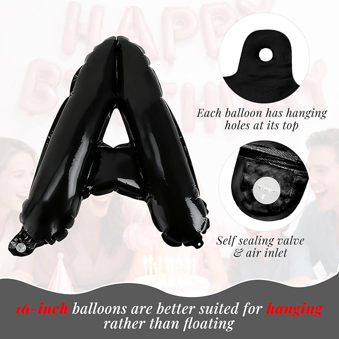 CARGEN 16in Happy Birthday Balloons Banner - Image 8