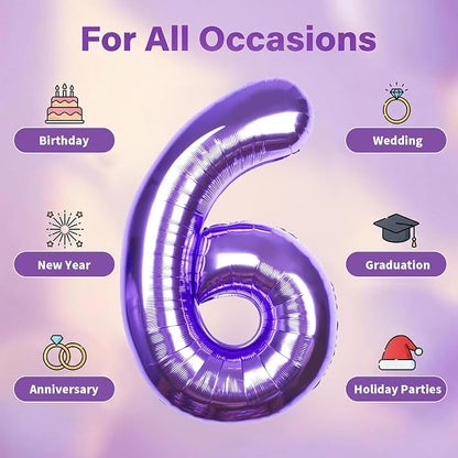 Number Balloons for Birthday Decorations - Image 5