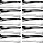 20 PCS Duckbill Hair Clips for Sectioning - 4.3” Professional Non-Slip Hair Clamps with Silicone Band, Gentle No-Mark Hold for Thick Hair, Styling & Coloring, Salon Hairdressing Accessories