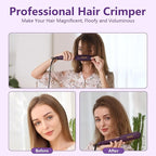 Crimping Iron Hair Crimper for Hair DSHOW Hair Volumizing Crimper with Titanium Ceramic Plates Styling Tools for Women Girls