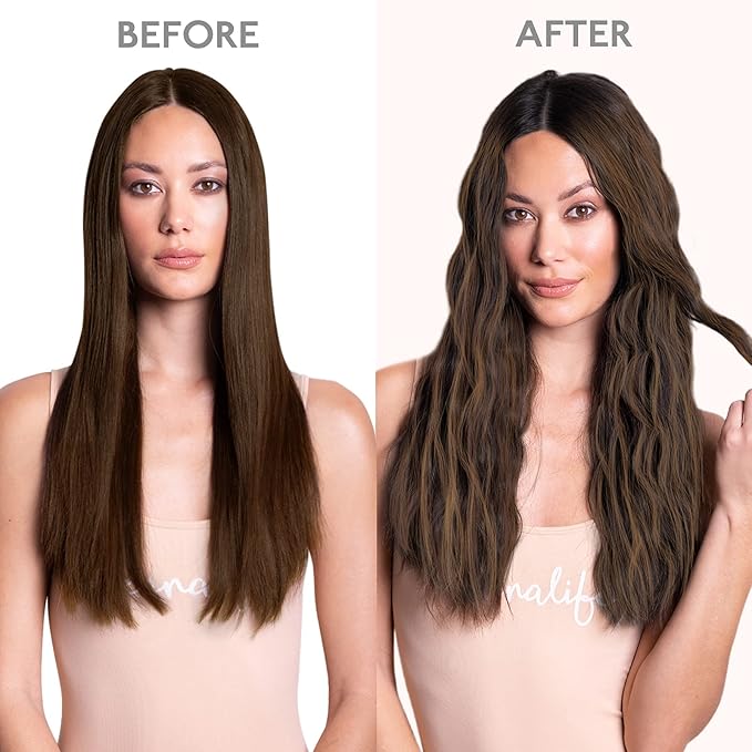 WENNALIFE Seamless Clip In Hair Extensions, 20 Inch 150g 7pcs Balayage Dark Brown to Chestnut Brown Hair Extensions Clip in Human Hair Invisible PU Skin Weft Natural Remy Human Hair Extensions