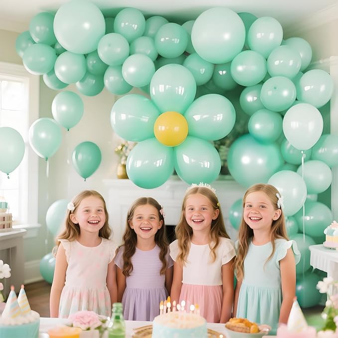 110pcs Pastel Green Balloon 12 Inch, Pastel Green Latex Balloons - Image 6