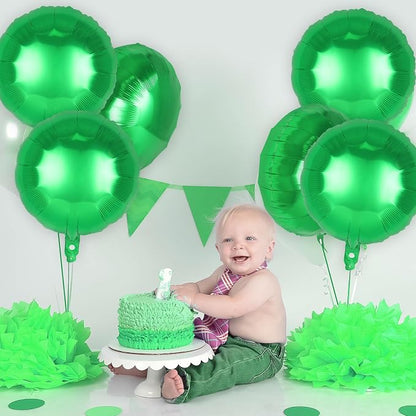20 Pcs Round Shaped Balloons, 18 Inch Round Foil Balloon, Giant Round Mylar - Image 4