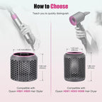 Outer Filter Cover Compatible with Dyson Airwrap Hair Styler with Filter Cleaning Brush HS01 HS05 Magnetic Filter Cage Replacement Parts