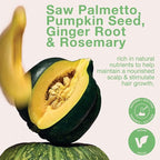mumms Scalp Serum, Hair Growth Treatment with Saw Palmetto and Ginger Root, 2 fl oz, Daily Use