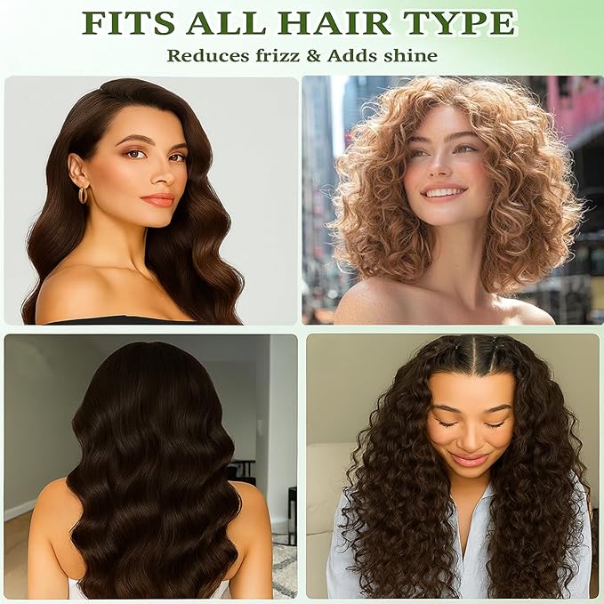 Curl Defining Brush, Vented Curly Hair Brush for Effortlessly Detangling Shaping and Styling, Candy Brush for Wet or Dry Hair Types for Women and Girl, Defining with Side Gear, Reduces Frizz (Green)