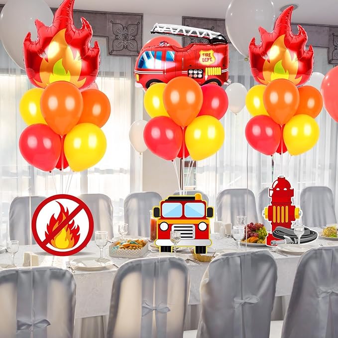 6 Sets Fire Fighting Party Balloon Stand Kit - Image 6
