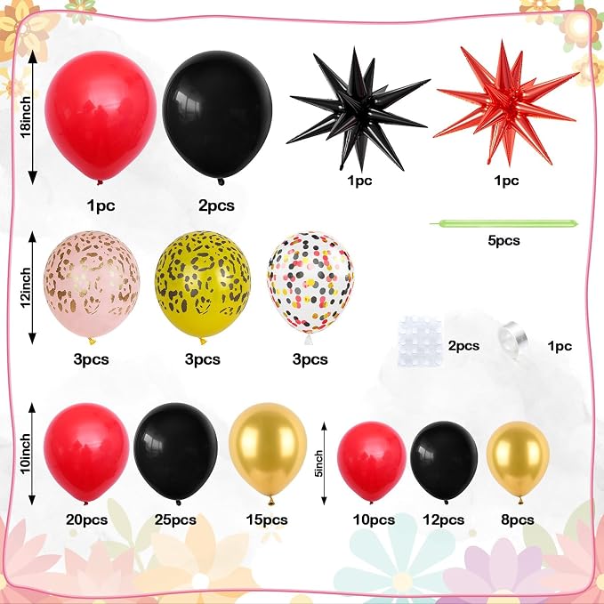 Cheetah Balloons Garland Kit - Image 2
